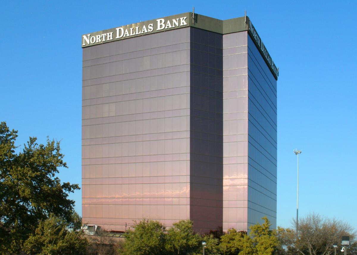 Located at North Dallas Bank